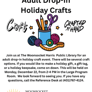 Adult Drop-In Holiday Crafts